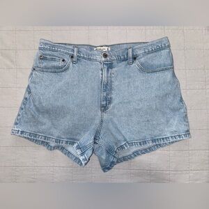 Abercrombie & Fitch Light Blue Mom Jean Shorts
